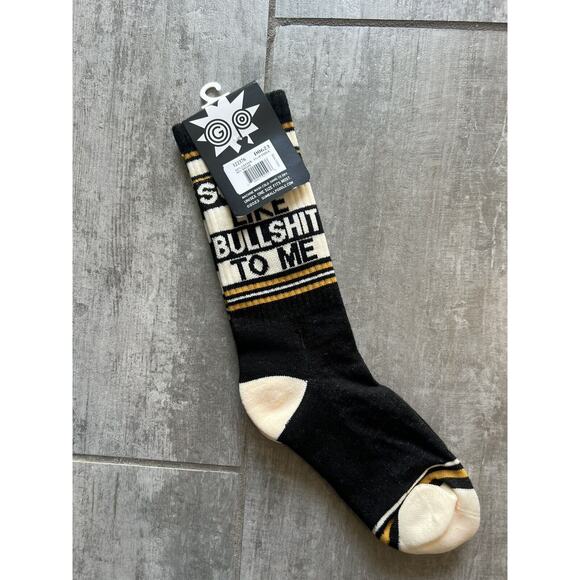 SOUNDS LIKE BULLSHIT TO ME Socks Gumball Poodle Unisex Ribbed Gym Crew Socks NEW - Picture 11 of 11